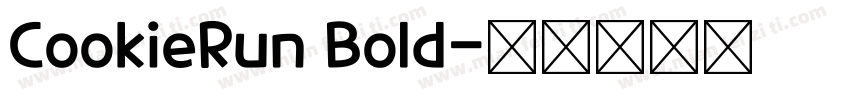 CookieRun Bold字体转换